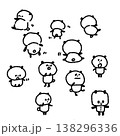 パンダのポーズ 138296336