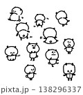 パンダのポーズ 138296337