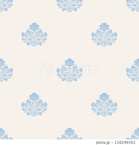 Large Spaced Classic Floral Medallion Large Spaced Classic Floral Medallion 138296562