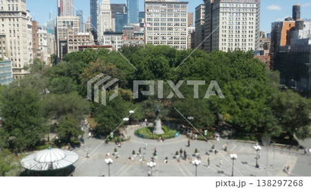 New York City Manhattan Midtown Union square on Broadway street, USA. Urban architecture cityscape. New York City Manhattan Midtown Union square on Broadway street, USA. Urban architecture cityscape. 138297268