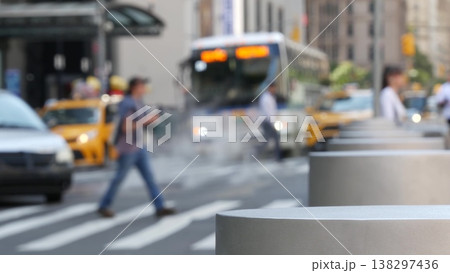 New York City Manhattan Downtown Financial District, USA. People pedestrians on Church street. Steam New York City Manhattan Downtown Financial District, USA. People pedestrians on Church street. Steam 138297436