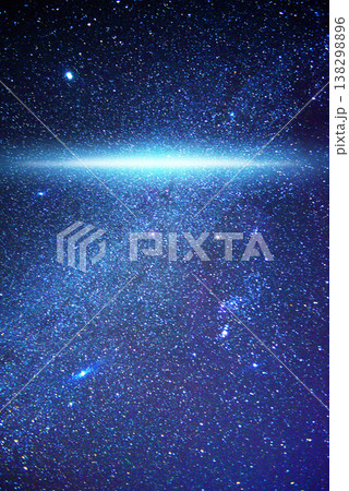 星空と光線　合成 138298896