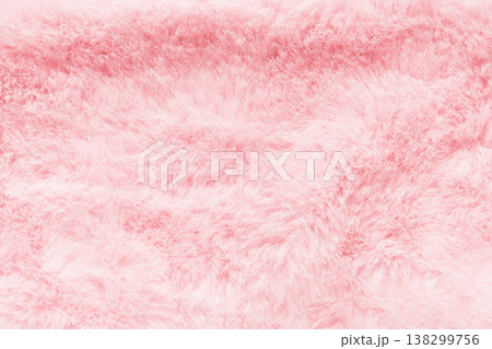 Soft pink fluffy texture background for cozy and warm interior design concepts 138299756