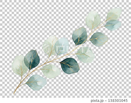 Watercolor painting: Leaf Watercolor painting: Leaf 138301045