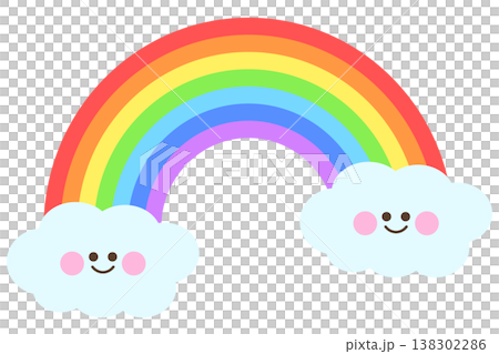 かわいい虹 かわいい虹 138302286