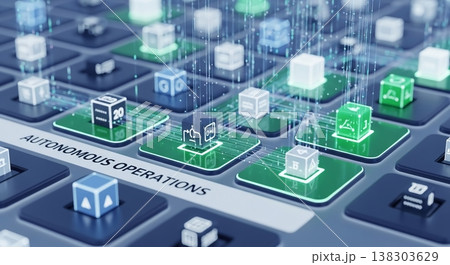 未来都市のデータネットワーク 未来都市のデータネットワーク 138303629