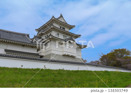 見上げた天守閣 138303749