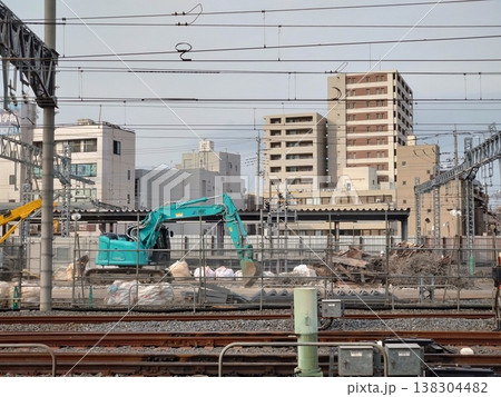 工事中の春日部駅 工事中の春日部駅 138304482