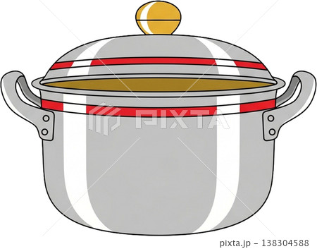 vector illustration of a pot 138304588
