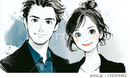 オフィスで働くスーツを着たビジネスパーソン 138304862