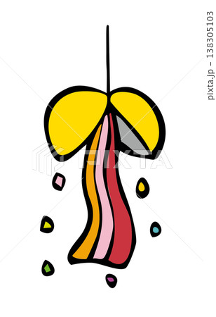 デザイン素材・飾りパーツ くす玉 お祝い デザイン素材・飾りパーツ くす玉 お祝い 138305103