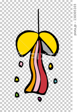 デザイン素材・飾りパーツ くす玉 お祝い デザイン素材・飾りパーツ くす玉 お祝い 138305103