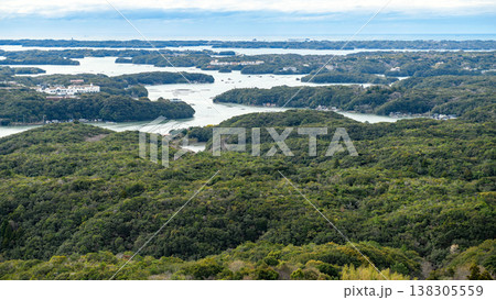 英虞湾の絶景　春の横山展望台　三重県 138305559