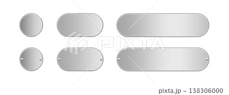 銀の金属プレート　セット04 138306000