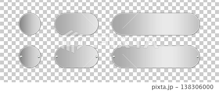 銀の金属プレート　セット04 138306000