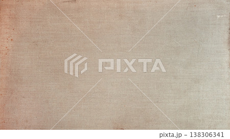 Beige linen fabric texture with visible weave pattern, stains covering full frame, vintage fabric texture surface for design layouts and print use. Natural background for mockup design Beige linen fabric texture with visible weave pattern, stains covering full frame, vintage fabric texture surface for design layouts and print use. Natural background for mockup design 138306341