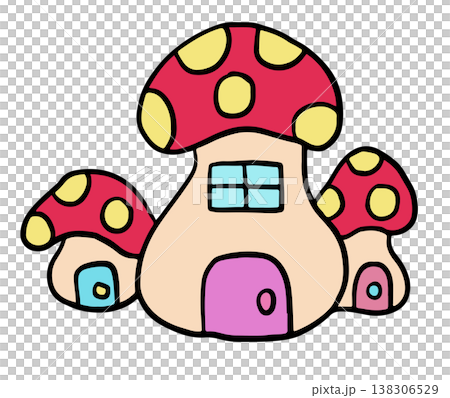 Hand drawn illustration of mushroom homes for decoration, cartoon, nature, garden, plants, tree, sticker, spring, summer, cute patch, brooch, spring, summer, backyard, childhood, plush toy, kid doll Hand drawn illustration of mushroom homes for decoration, cartoon, nature, garden, plants, tree, sticker, spring, summer, cute patch, brooch, spring, summer, backyard, childhood, plush toy, kid doll 138306529