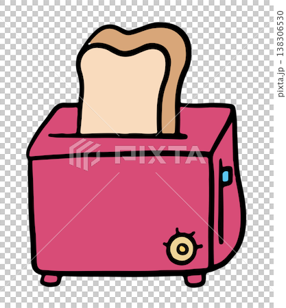 Hand drawn pop-up bread toaster for breakfast, cook book, kitchenware, kitchen, department store, room, sticker, icon, patch, online shopping, home decoration, home shopping, grocery, supermarket Hand drawn pop-up bread toaster for breakfast, cook book, kitchenware, kitchen, department store, room, sticker, icon, patch, online shopping, home decoration, home shopping, grocery, supermarket 138306530