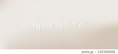 Pearl creamy grain gradient background. Neutral beige abstract noise gradation backdrop. Vector nude pale colors textured bg. Simple grainy tan grey fashion design. Cover soft transition dots noise 138306888