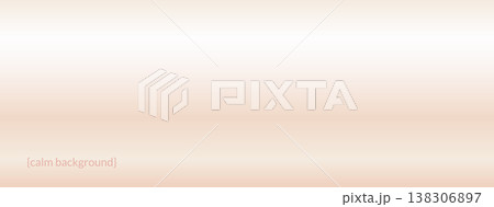 Pale line beige gradient with gold and pink in a subtle dreamy cream ombre. Soft pale tones on a clean line of cream vector light with elegant foil silk shimmer. Gradation for luxury business banner 138306897