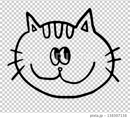 Hand drawn cat face shape outline for kid colouring book, art, sketch, decoration, kitten cartoon, characters, comic, mascot, stickers, tattoo, pet shop, vet, animal, home decor, house, yard, playtime Hand drawn cat face shape outline for kid colouring book, art, sketch, decoration, kitten cartoon, characters, comic, mascot, stickers, tattoo, pet shop, vet, animal, home decor, house, yard, playtime 138307138