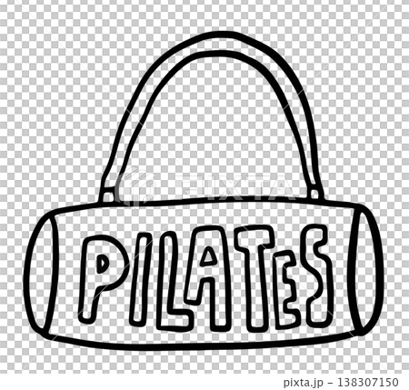 Hand drawn pilates bag outline for kid colouring book, exercise, sport, people, diet, workout, activity, healthy lifestyle, hobbies, leisure, gym, department store, online shopping, fashion, accessory Hand drawn pilates bag outline for kid colouring book, exercise, sport, people, diet, workout, activity, healthy lifestyle, hobbies, leisure, gym, department store, online shopping, fashion, accessory 138307150