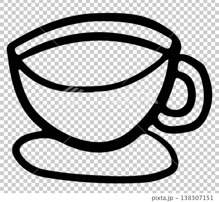 Hand drawn hot coffee cup outline for cafe, restaurant, drink menu, recipe decoration, sticker, department store, supermarket, mart, beverage, kitchenware, office workers, workload, breakfast, lunch Hand drawn hot coffee cup outline for cafe, restaurant, drink menu, recipe decoration, sticker, department store, supermarket, mart, beverage, kitchenware, office workers, workload, breakfast, lunch 138307151