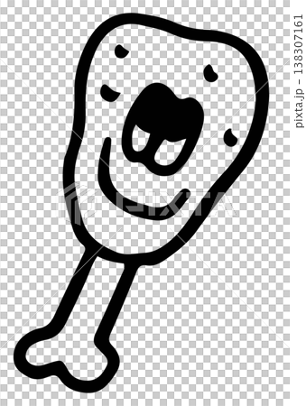 Hand drawn happy fried chicken outline for colouring book, art, cartoon, comic, fast food, cook book, restaurant, cafe, menu, recipe, department store, lunch, dinner, cuisine, quick meal, supermarket Hand drawn happy fried chicken outline for colouring book, art, cartoon, comic, fast food, cook book, restaurant, cafe, menu, recipe, department store, lunch, dinner, cuisine, quick meal, supermarket 138307161