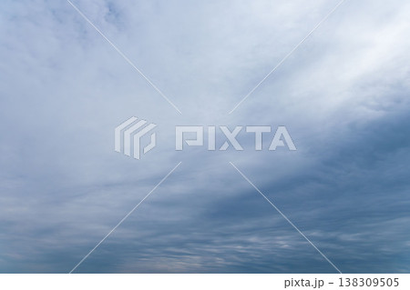 冬の空 山から見た曇り空29 冬の空 山から見た曇り空29 138309505