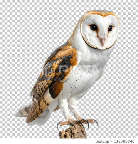 Owls, predatory birds and forest hawks with fierce eyes and feathers, against a white background. Owls, predatory birds and forest hawks with fierce eyes and feathers, against a white background. 138309740
