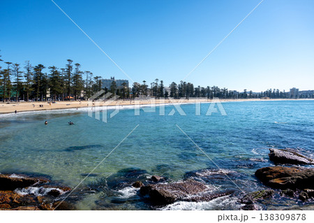 Manly Beach coastline in Sydney, Australia 138309878