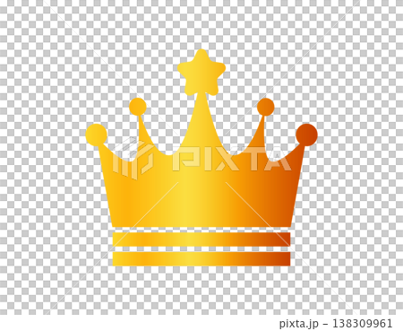 簡單的皇冠插畫 138309961