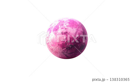 Illustration of a planet-like sphere, icon. Illustration of a planet-like sphere, icon. 138310365