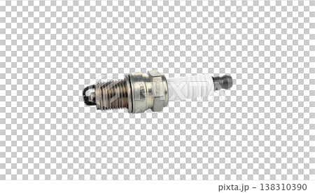 Spark plug on a white background. Spark plug on a white background. 138310390