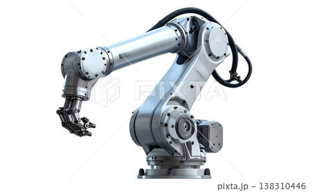 Robot arm on a white background. 138310446