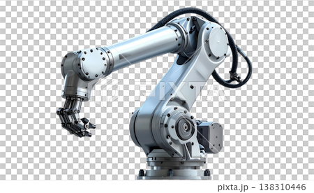 Robot arm on a white background. 138310446