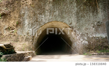 The entrance to the cave, which is located in the cave. 138310840