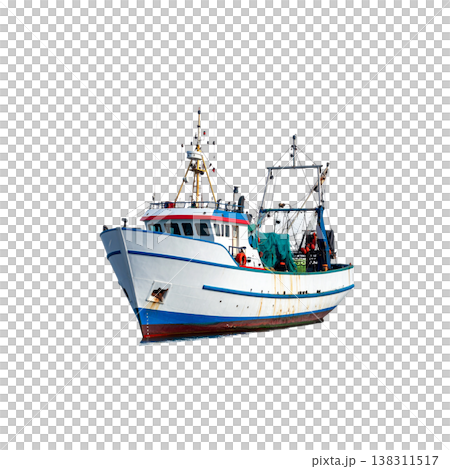 A sailboat on a white background. 138311517