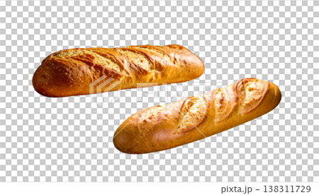 Freshly baked rye bread on a white background. Freshly baked rye bread on a white background. 138311729