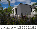 Modern modular minimalist house with low energy design, solar ready exterior and landscaped garden Modern modular minimalist house with low energy design, solar ready exterior and landscaped garden 138312182