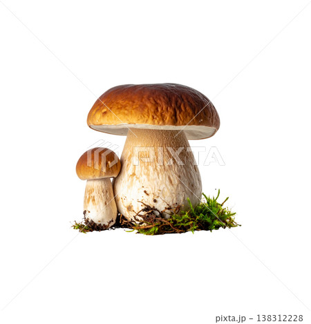 Mushrooms on a white background. Mushrooms on a white background. 138312228