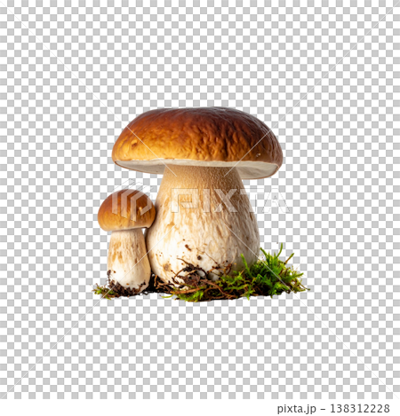 Mushrooms on a white background. Mushrooms on a white background. 138312228