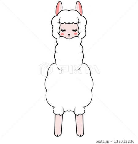 可愛いアルパカ 可愛いアルパカ 138312236