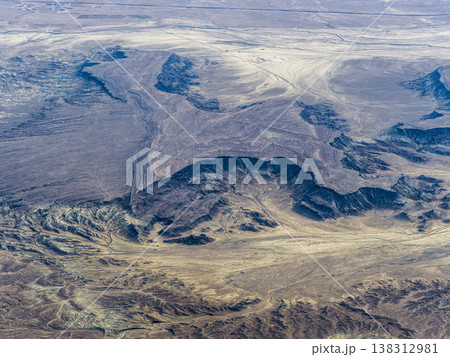 ウスチュルト台地 空撮～カザフスタン・マンギスタウ州 / Mangystau, Kazakhstan 138312981