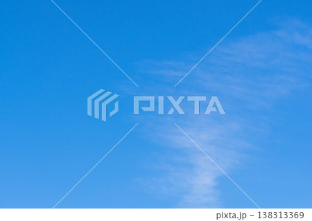 早春の山から見た爽やかな青空と雲17 早春の山から見た爽やかな青空と雲17 138313369