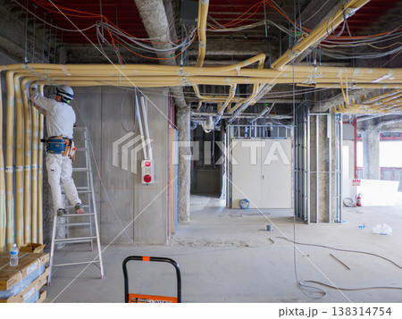 建築冷媒管配管 138314754