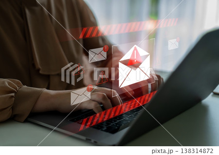 Email security warning and phishing alert system Parse 138314872