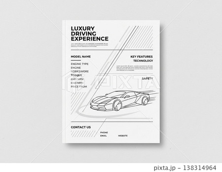 Luxury Automotive Poster Minimal Line Art Design Luxury Automotive Poster Minimal Line Art Design 138314964