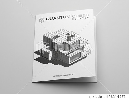 Isometric Architecture Cube Structure Concept Design Isometric Architecture Cube Structure Concept Design 138314971