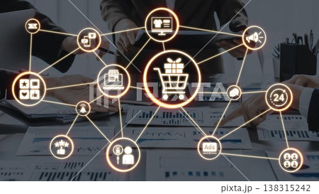 Social Media Shopping for E-commerce Business Funnel 138315242